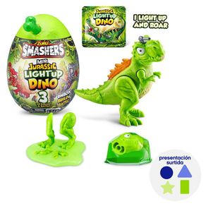 Smashers Mini Jurasico Lightup Dino Diseños Surtidos - Zuru