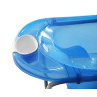 Bañera Con Pedestal Azul Transparente - Premium Baby