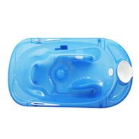 Bañera Con Pedestal Azul Transparente - Premium Baby
