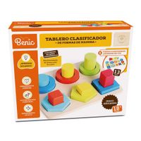 Tablero Educativo Formas De Madera De 13 Pzas - Benic