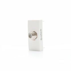 Toma Coaxial Sencillo Oslo Blanco