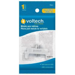 Toma De Coaxial Blanco - Volteck