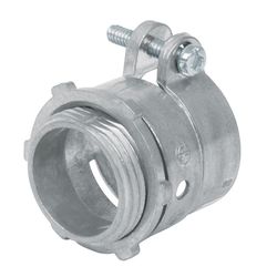 Conector Recto De Metal De 1/2 Plg - Volteck