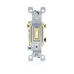 Interr. 3 Vías Sencillo Marfil - Leviton