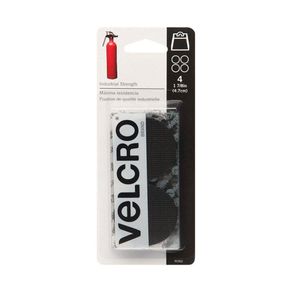 Velcro Industrial Circular Negro De 1 7/8 Plg X 1 7/8 Plg - Velcro Usa