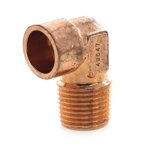 Cobre Codo 90 3/4 Rosca Elkhart - Truper