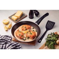 Sartén Con Espátula Paris De 28 Cm Negro - Tramontina