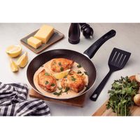 Sartén Con Espátula Paris De 26 Cm Negro - Tramontina