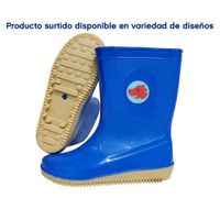 Bota Jardinera Azul Para Niño Diseño Surtido 26-27 - Leo