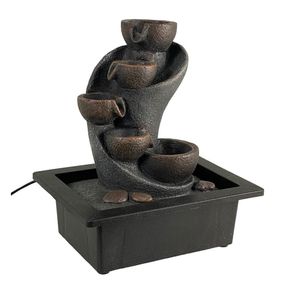 Fuente Con Luz Cascad de Jarrones De 23x17.5x27 Cm - Concepts