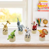 Animales De La Selva De Madera Diseños Surtidos - Koala Kids