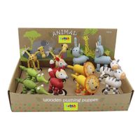 Animales De La Selva De Madera Diseños Surtidos - Koala Kids