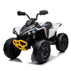 Cuatrimoto Montable Renegade Negro ATV 12 V - Koala Kids