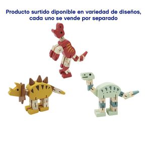 Dinosaurio De Madera Diseños Surtidos - Koala Kids