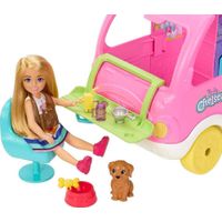 Set De Juego Muñeca Chelsea Camper 2 En 1 - Barbie