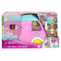 Set De Juego Muñeca Chelsea Camper 2 En 1 - Barbie