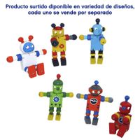 Robot De Madera Diseños Surtidos - Koala Kids