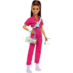 Muñeca Day & Play Con Mono Rosa - Barbie