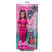 Muñeca Day & Play Con Mono Rosa - Barbie