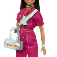 Muñeca Day & Play Con Mono Rosa - Barbie