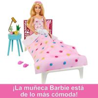Set De Muñeca Y Habitación 15 Accesorios - Barbie