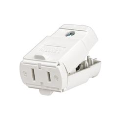 Toma Péndulo Blanco Polarizado 15 A - Leviton
