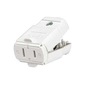 Toma Péndulo Blanco Polarizado 15 A - Leviton