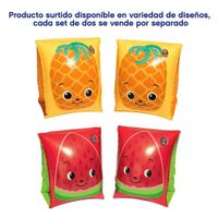 Set De Brazos Flotadores Frutasticos 2 Pzas Diseños Surtidos - Bestway