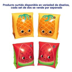 Set De Brazos Flotadores Frutasticos 2 Pzas Diseños Surtidos - Bestway