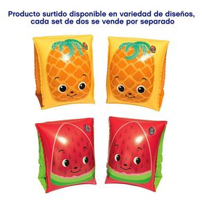 Set De Brazos Flotadores Frutasticos 2 Pzas Diseños Surtidos - Bestway
