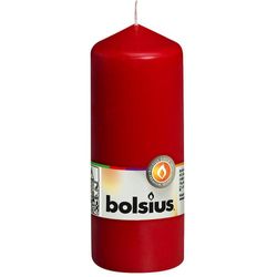 Vela-Pillar-Roja-5.8x5.8x15-Cm---Bolsius