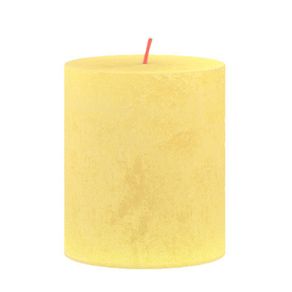 Vela-Pillar-Amarillo-6.8x6.8x8-Cm---Bolsius