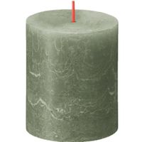 Vela-Pillar-Verde-6.8x6.8x8-Cm---Bolsius