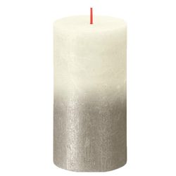 Vela-Pillar-Champagne-Perla-6.8x6.8x13-Cm---Bolsius
