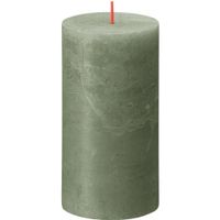 Vela-Pillar-Verde-6.8x6.8x13-Cm---Bolsius