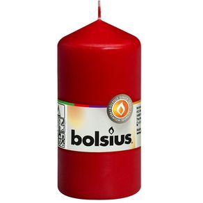 Vela-Pillar-Roja-5.8x5.8x12-Cm---Bolsius