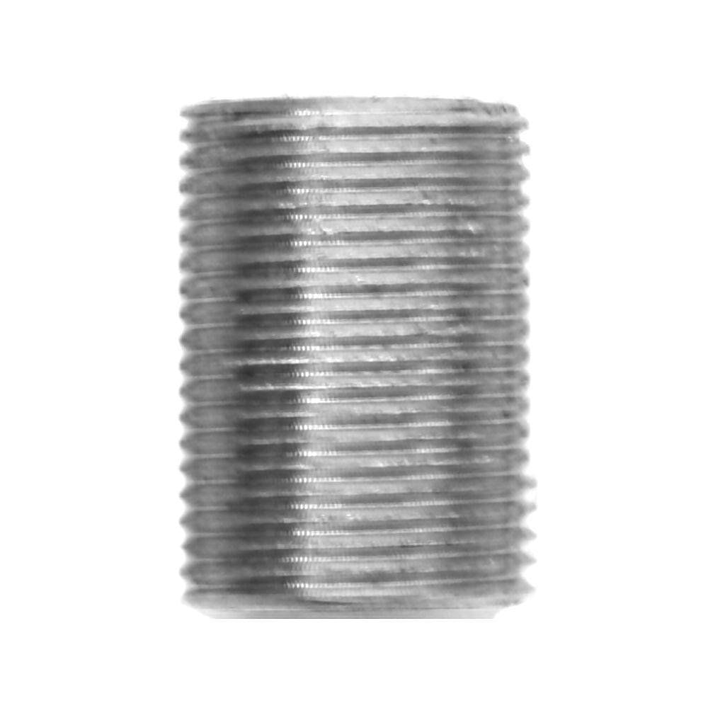 Niple con Rosca 3/4 X 1 Plg de Acero Galvanizado