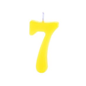 Vela De Cumpleaños No. 7 - Sweet Creations