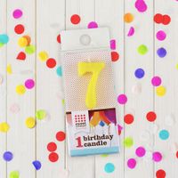 Vela De Cumpleaños No. 7 - Sweet Creations