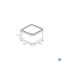 Caja De Cosméticos Transparente 7.6x5x7.6 cm - Sensea