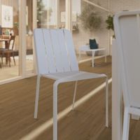 Silla Lima Alu Blanca - Naterial