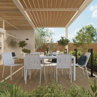 Silla Lima Alu Blanca - Naterial