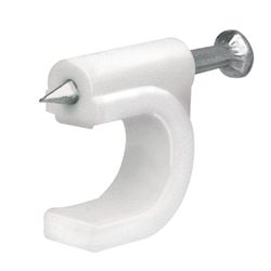 Grapa Con Clavo 10 Mm Blanca - Volteck