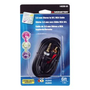 Adaptador De 3.5 Mm A Rca - Monster