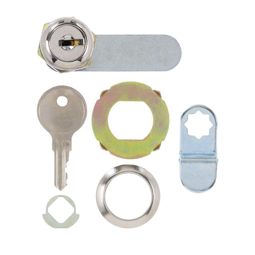 Cerradura para Mueble Color Cromo de 3/4 Plg
