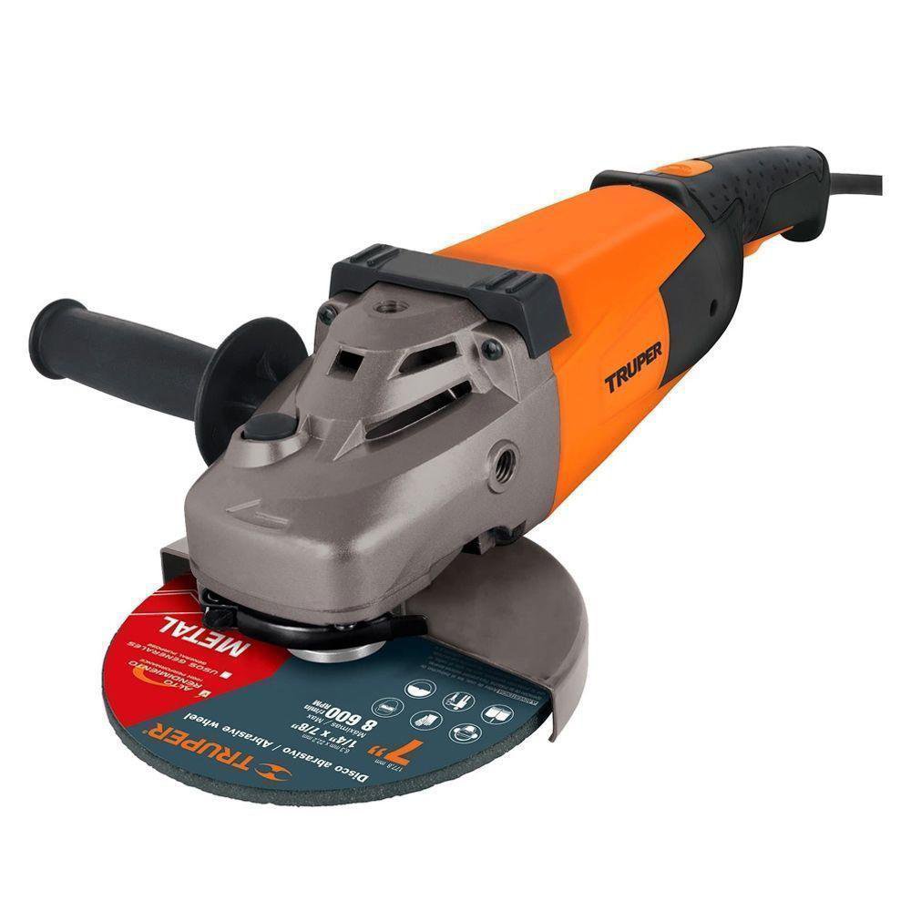 Esmeriladora Angular Profesional de 7 plg y Motor de 2200 W