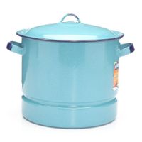 Vaporera 28 C/Tapa Azul Turquesa Cinsa/1