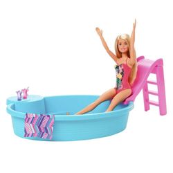 Barbie - Piscina Glam Con Muñeca
