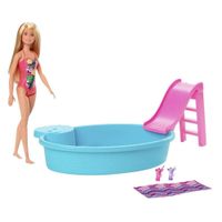 Barbie - Piscina Glam Con Muñeca