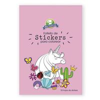 Folleto De Stickers 2 10 Hojas Para Colorear - Mis Pasitos